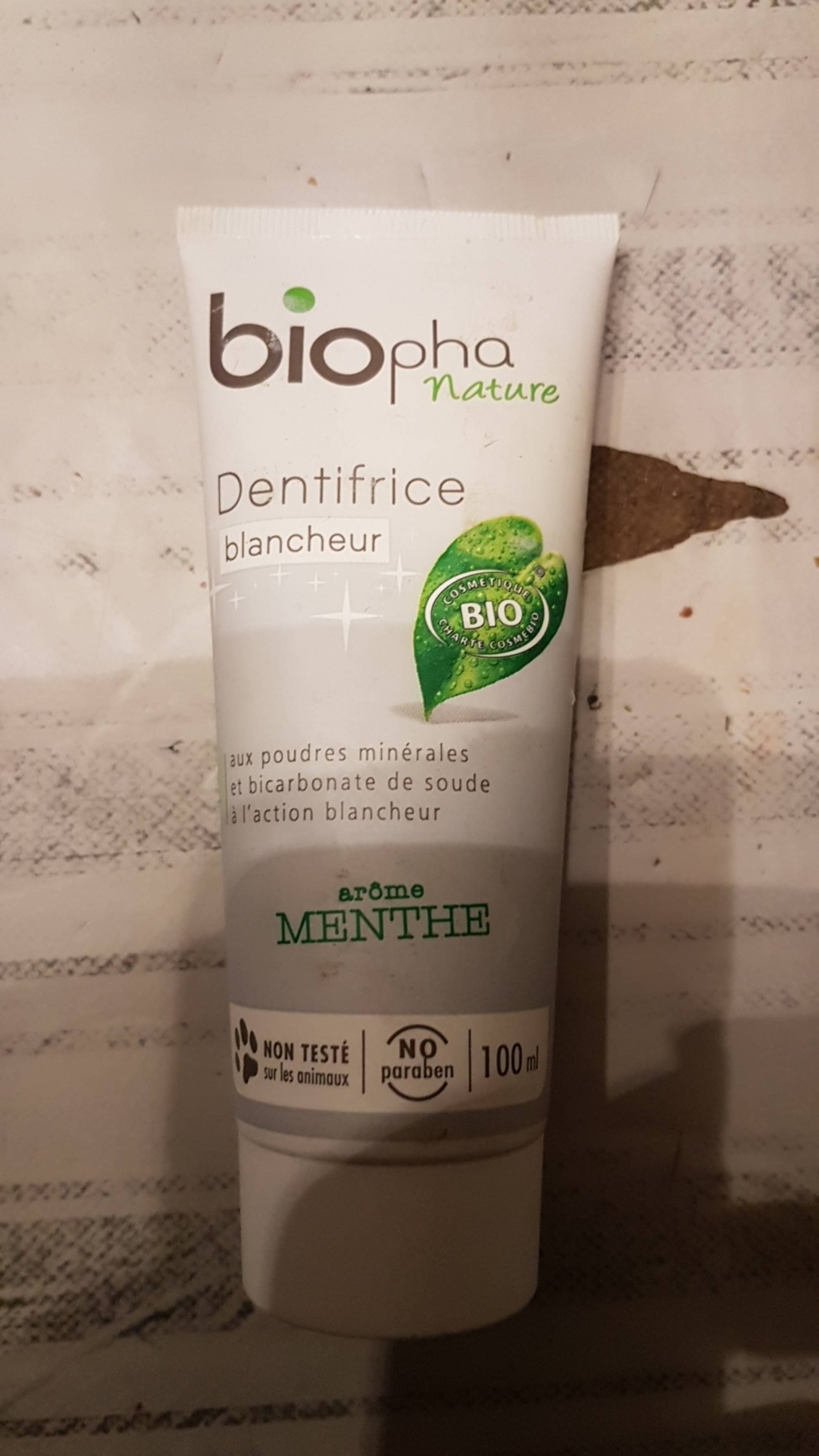 BIOPHA - Biopha nature - Dentifrice blancheur