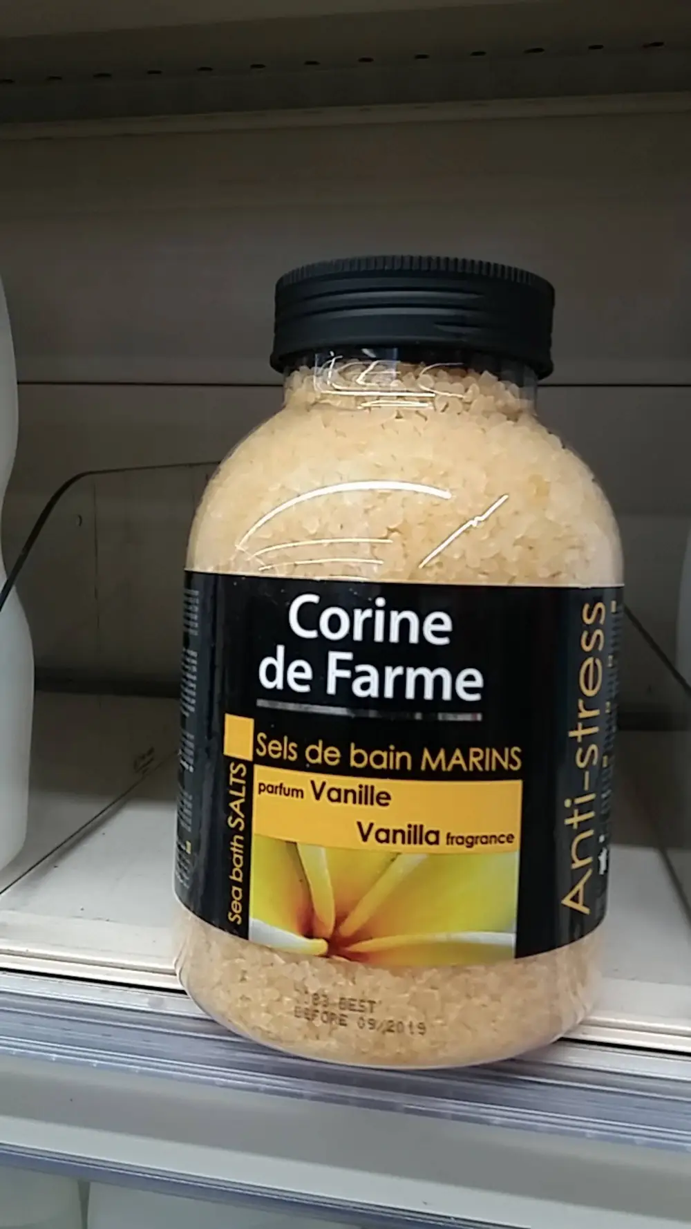 CORINE DE FARME - Sels de bain marins vanille - Anti-stress