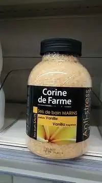 CORINE DE FARME - Sels de bain marins vanille - Anti-stress