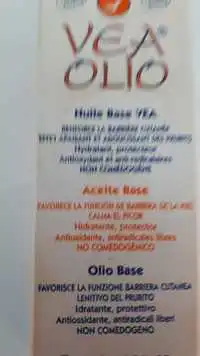 HULKA - Vea Olio - Huile base vea