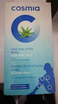 COSMIA - Bandes de cire froide corps à l'aloe vera