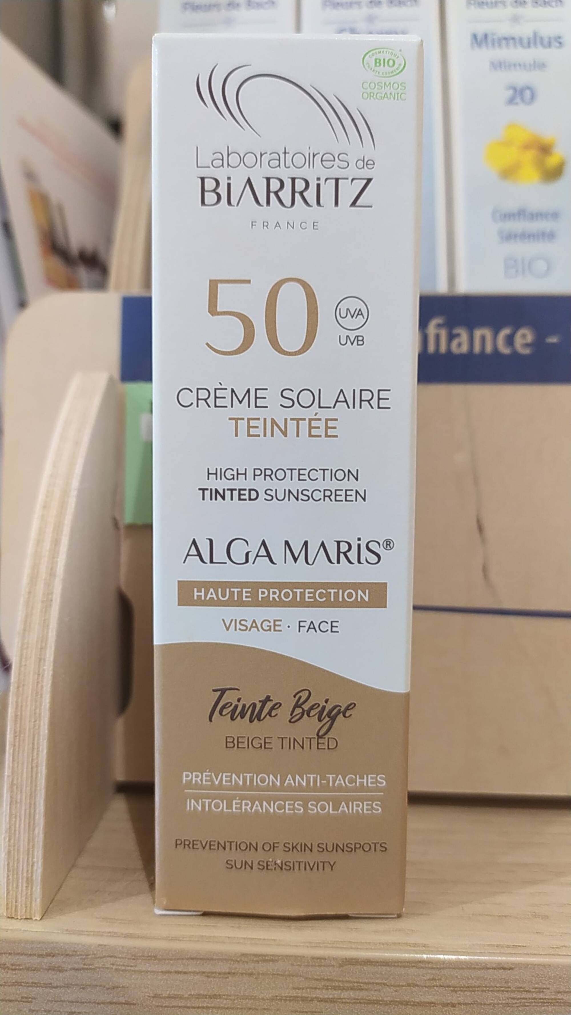 LABORATOIRES DE BIARRITZ - Alga maris - Crème solaire teintée
