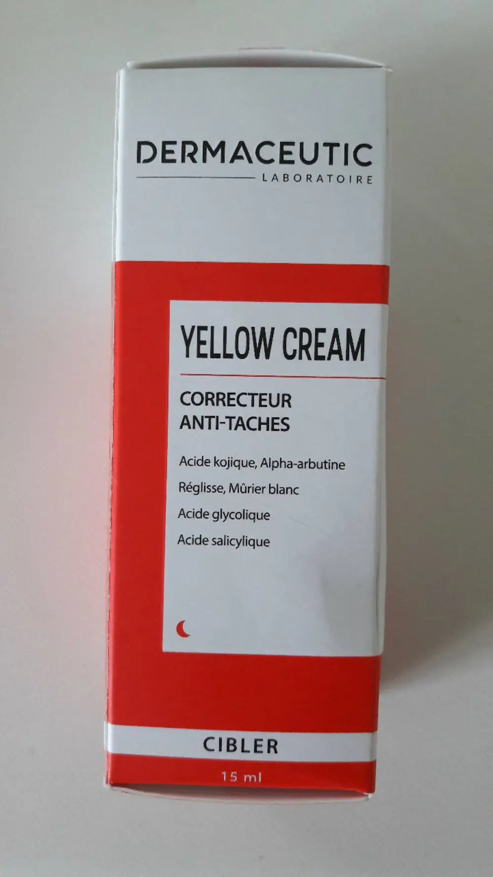 DERMACEUTIC - Yellow cream - Correcteur anti-taches 