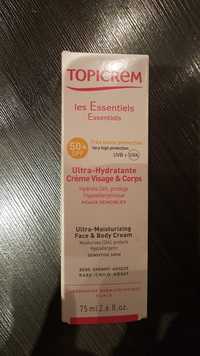TOPICREM - Les essentiels - Ultra-hydratante crème visage et corps SPF 50+