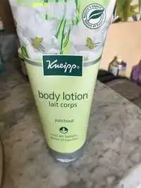 KNEIPP - Lait corps patchouli