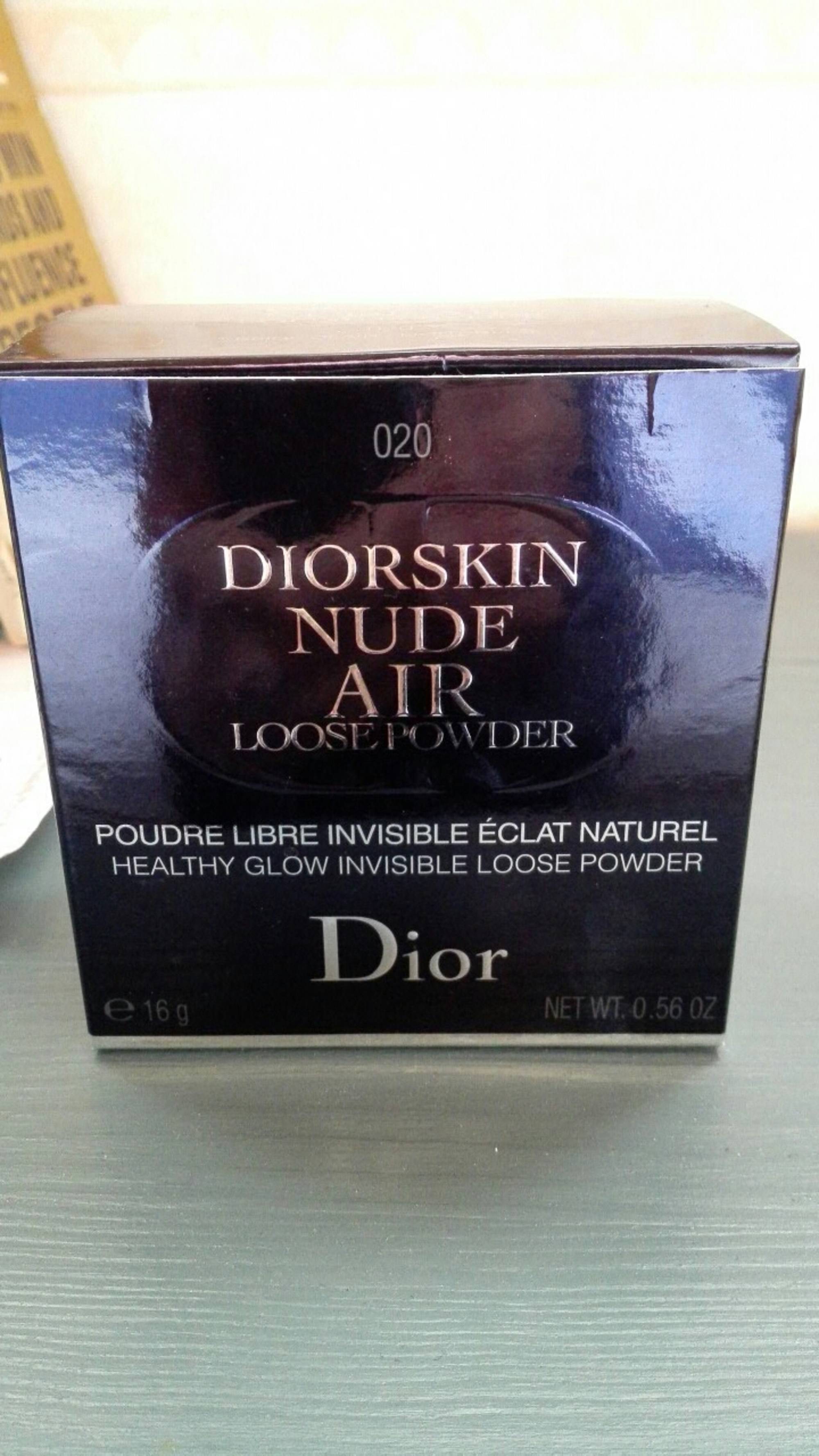 DIOR - Diorskin nude air - Poudre libre invisible éclat nature 020