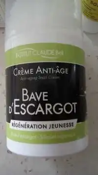 INSTITUT CLAUDE BELL - Bave d'escargot - Crème anti-âge