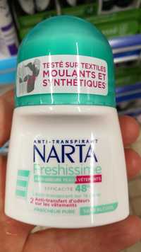 NARTA - Freshissime - Anti-odeurs peau & vêtements 48h