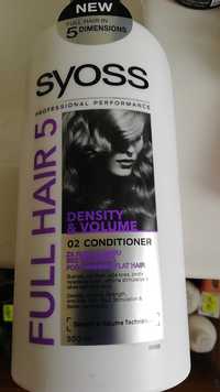 SYOSS - Full hair 5 - Density & volume 02 conditioner