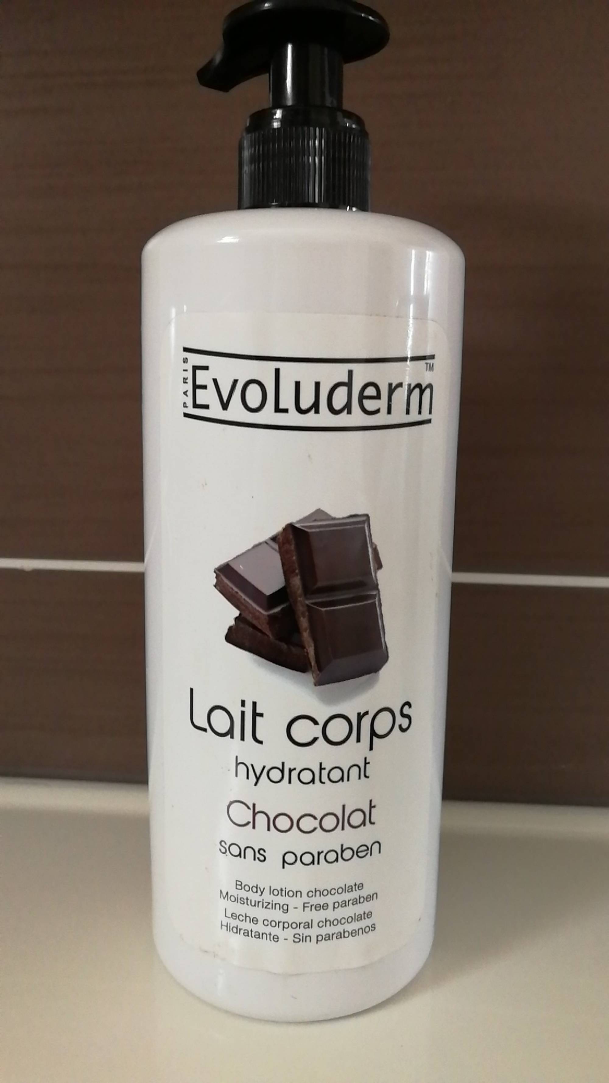 EVOLUDERM - Chocolat - Lait corps hydratant 