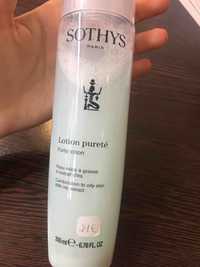 SOTHYS - Lotion pureté peau mixte à grasse à l'extrait d'iris