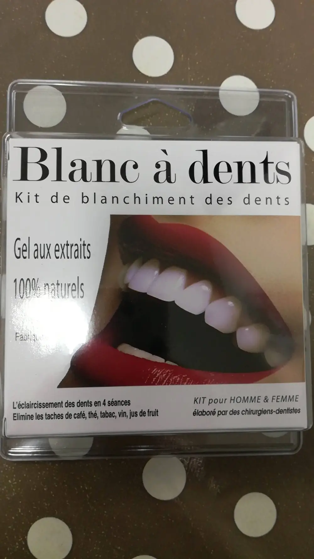 GIFI - Blanc à dents - Gel aux extraits