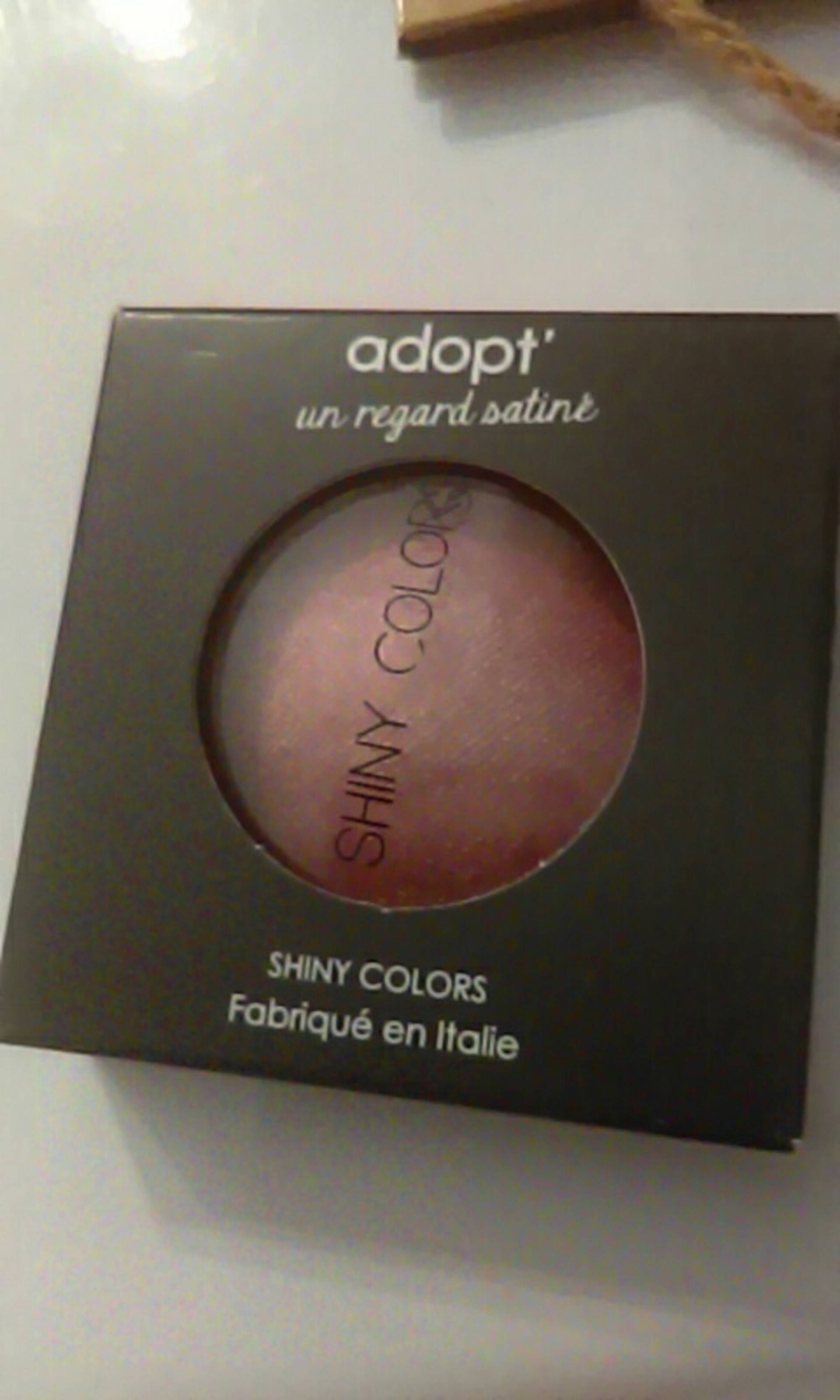 ADOPT' - Shiny colors - Ombre à paupières 2 en 1 wet & dry