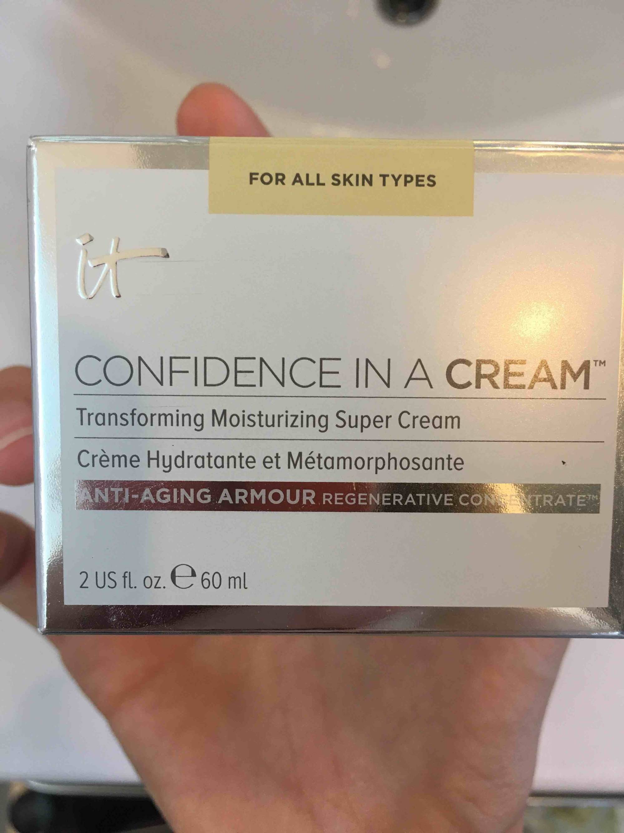 IT COSMETICS - Confidence in a cream - Crème hydratante et métamorphosante