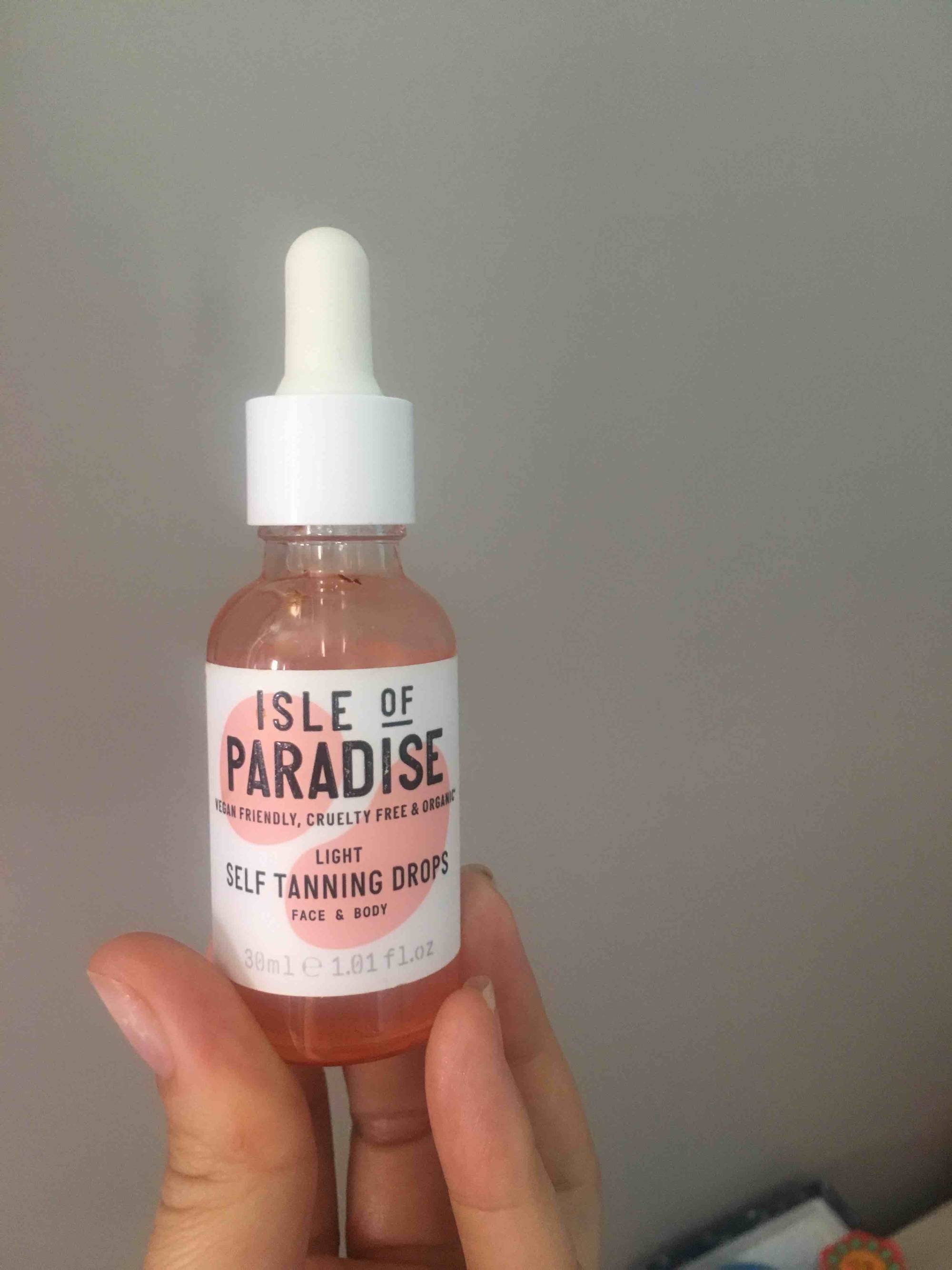 ISLE OF PARADISE - Light - Self tanning drops 