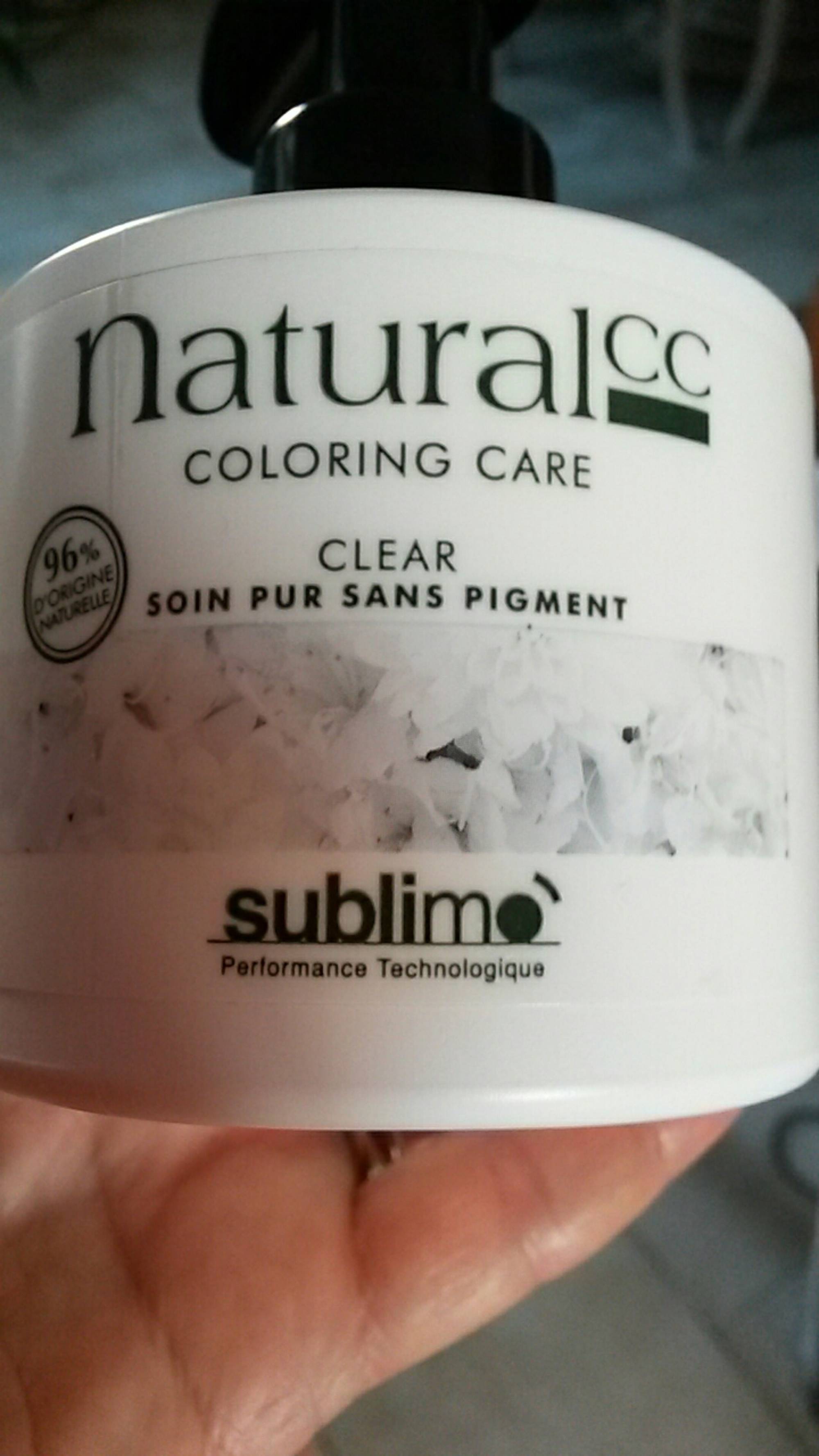 SUBLIMO - Natural CC - Clear soin pur sans pigment