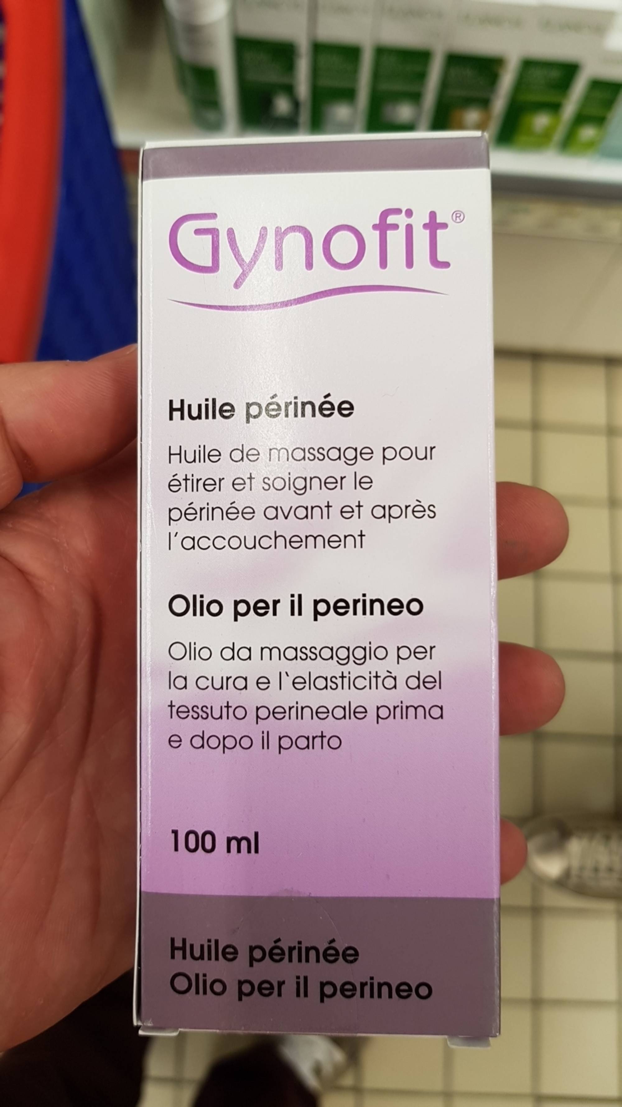 GYNOFIT - Huile périnée - Huile de massage