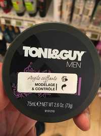 TONI & GUY - Men - Argile coiffante modelage & contrôle