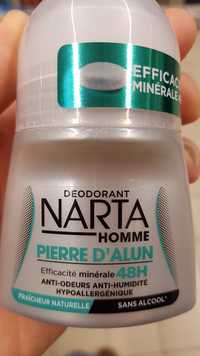 NARTA - Pierre d'Alun - Déodorant pour homme 48h