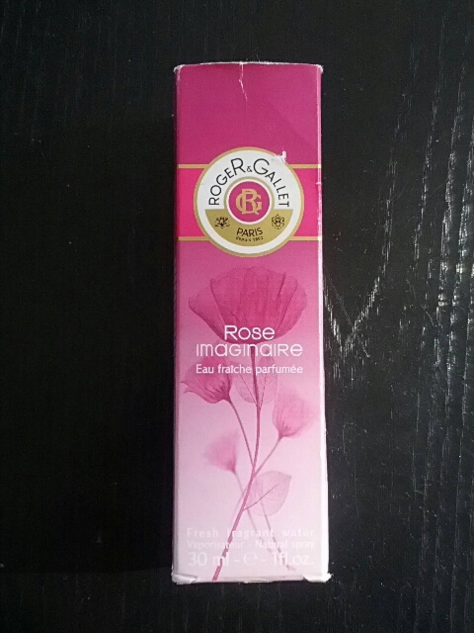 ROGER & GALLET - Rose imaginaire - Eau fraîche parfumée