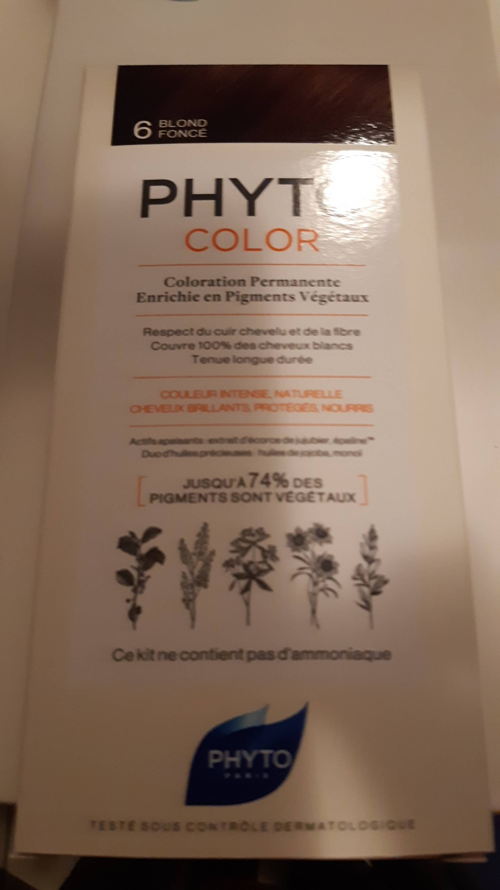 PHYTO - Phyto color - Coloration permanente 6 blond foncé