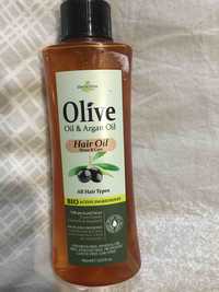 HERBOLIVE - Olive oil & argan oil - Hair oil shine & care