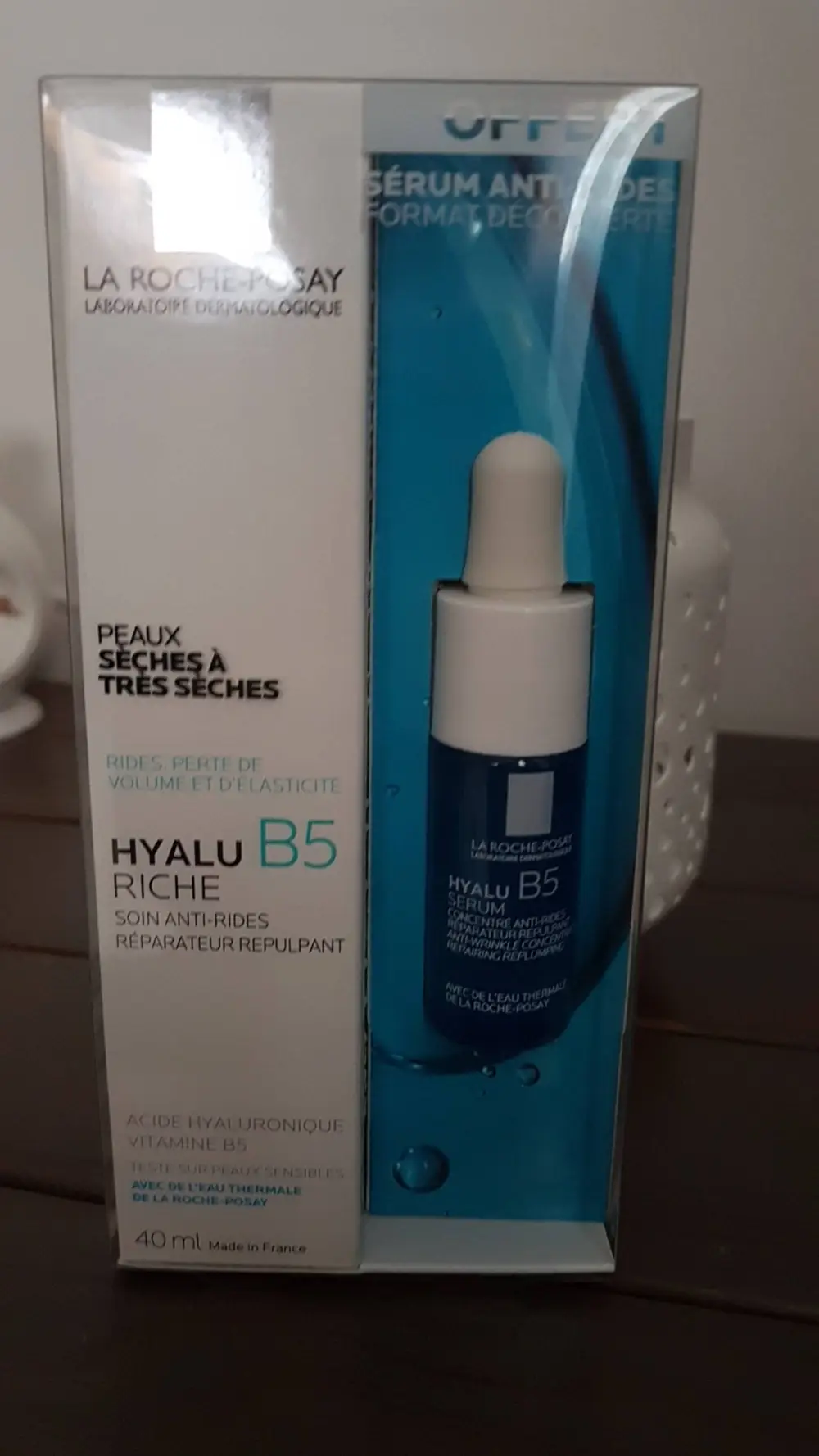 LA ROCHE-POSAY - Hyalu Serum B5 - Soin anti-rides