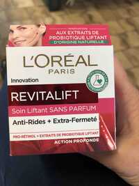 L'ORÉAL PARIS - Revitalift - Soin liftant sans parfum 