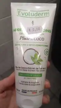 EVOLUDERM - Pluie de coco - Après-shampooing