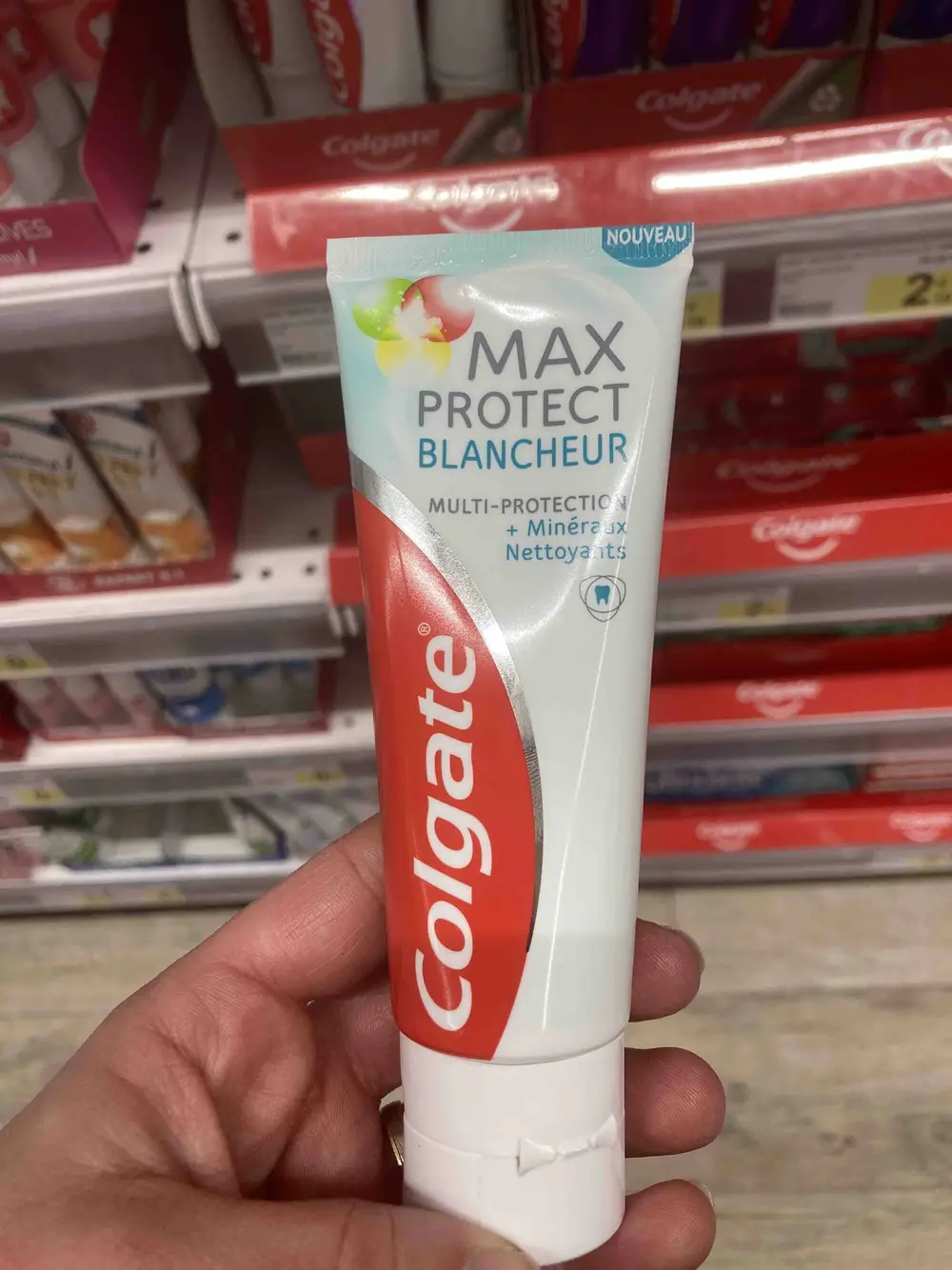 COLGATE - Max protect blancheur - Multi-protection + Minéraux nettoyants