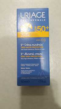 URIAGE - Eau thermale SPF 50+ - 1ère Crème minérale