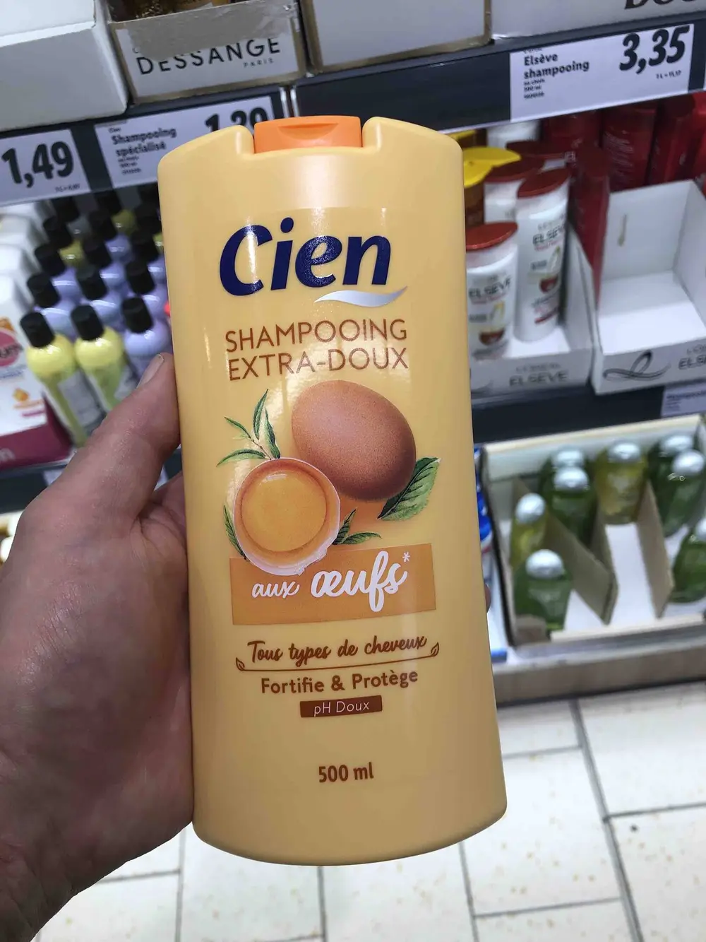 CIEN - Shampooing extra-doux aux oeufs