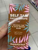 THE BEAUTY DEPT - Self tan faicial drops - Gradual tan & gold bronze glow