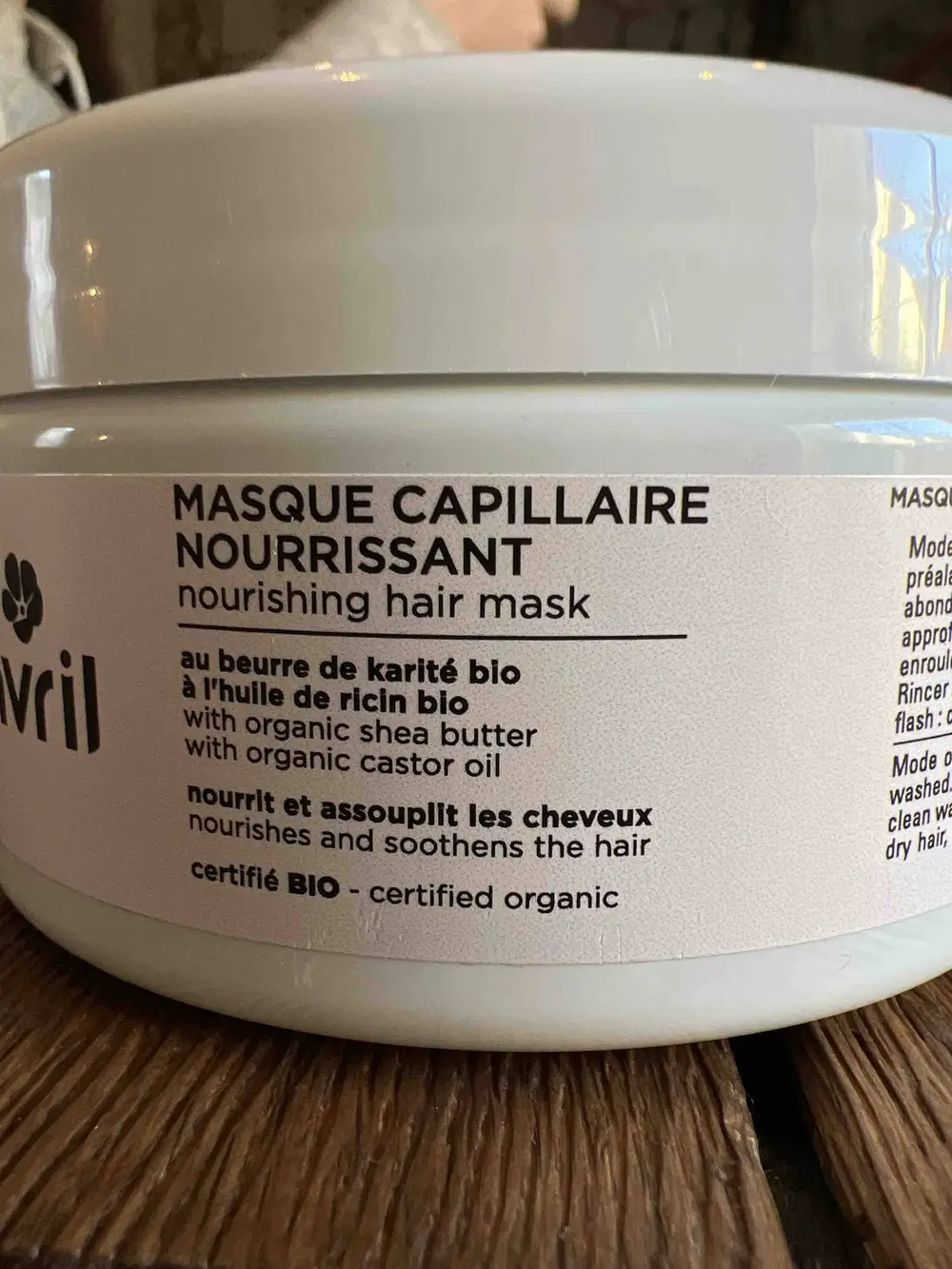 AVRIL - Masque capillaire nourrissant