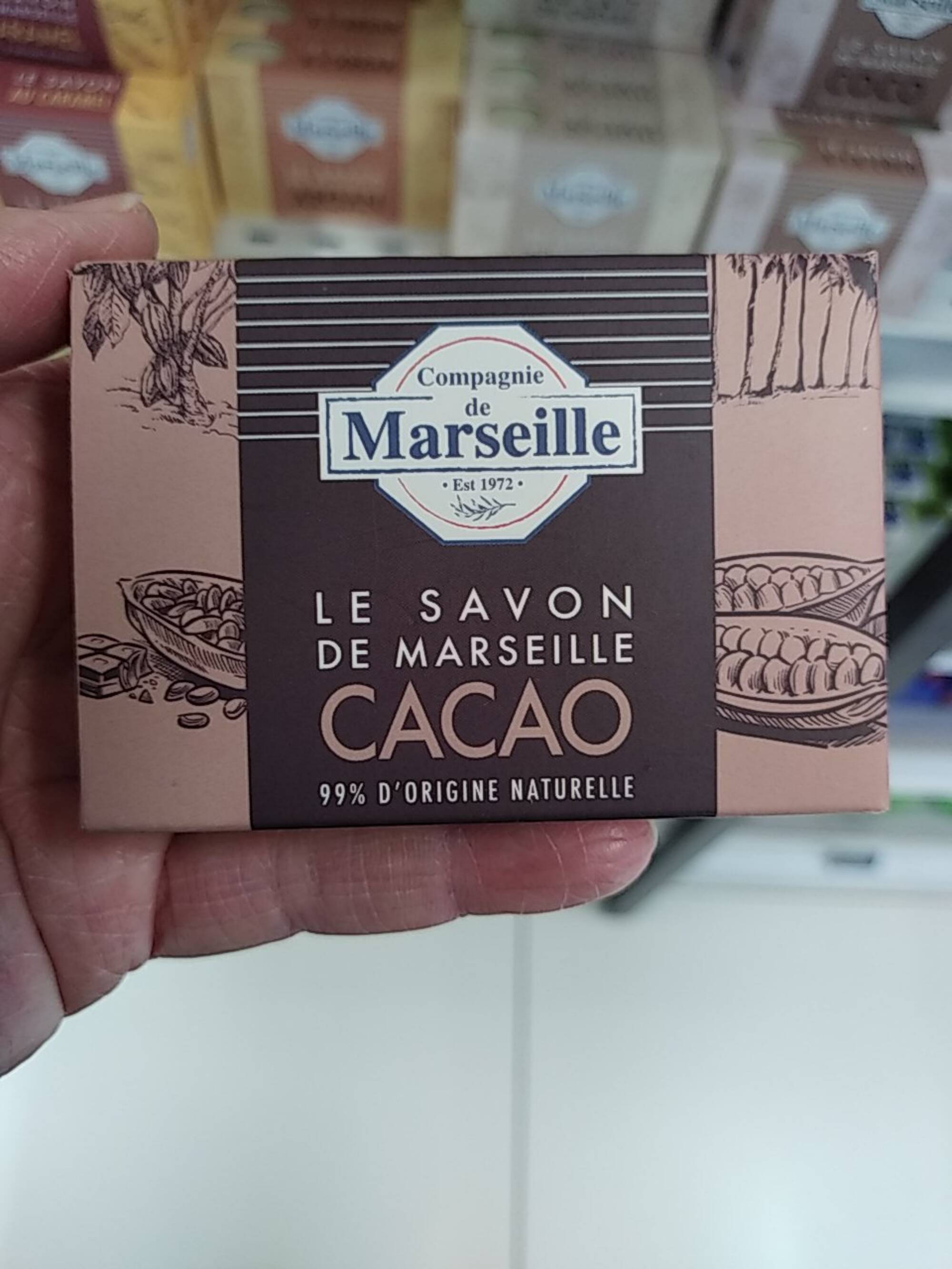 COMPAGNIE DE MARSEILLE - Le savon de Marseille au cacao