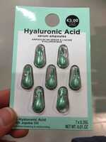 PRIMARK - Hyaluronic acid - Ampoule de sérum à l'acide hyaluronique