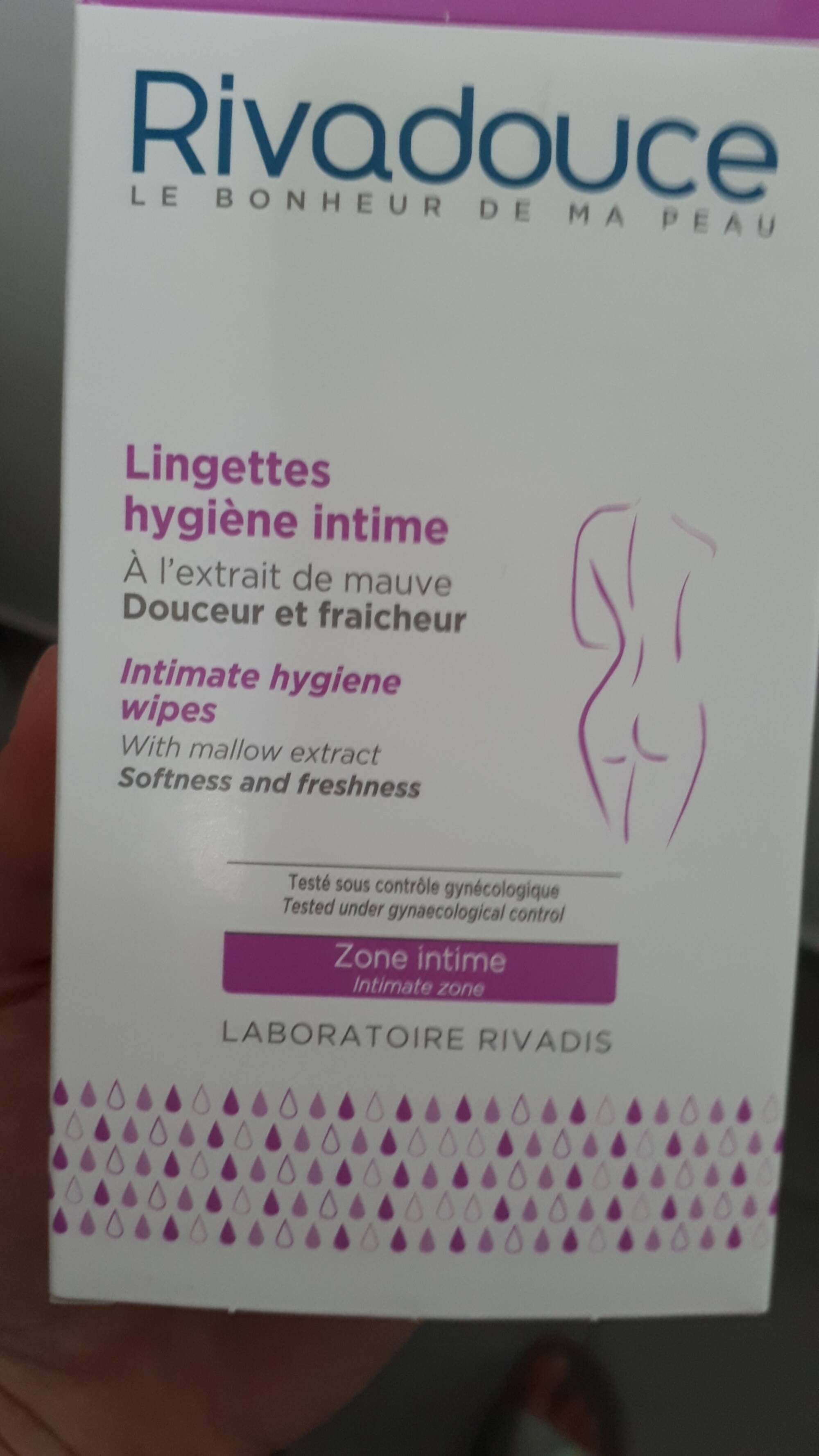 RIVADOUCE - Lingettes hygiène intime