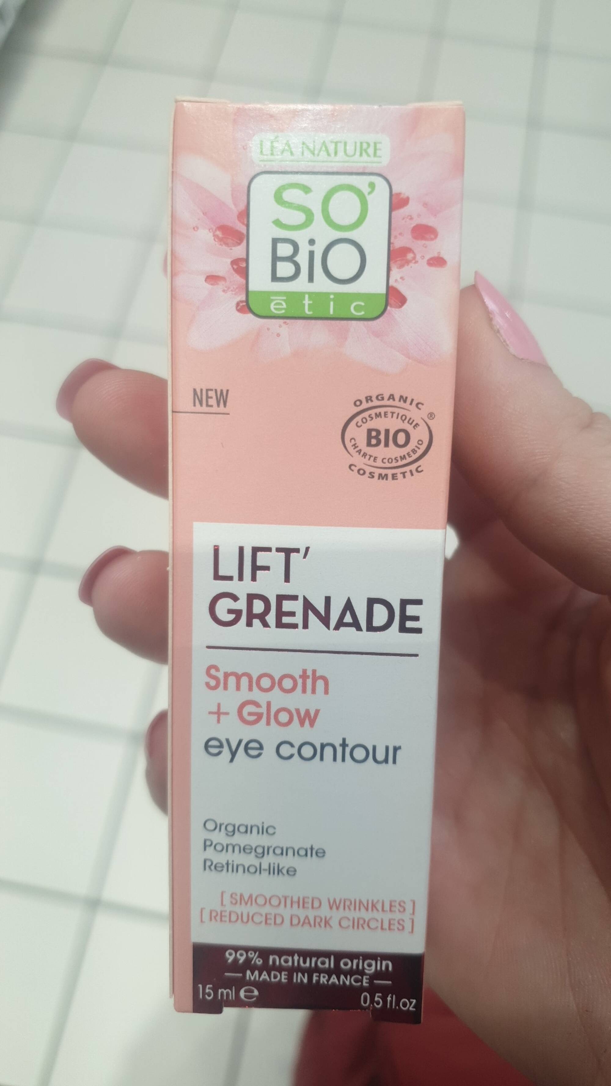 LÉA NATURE - So'bio etic Lift'grenade - Smooth + glow eye contour