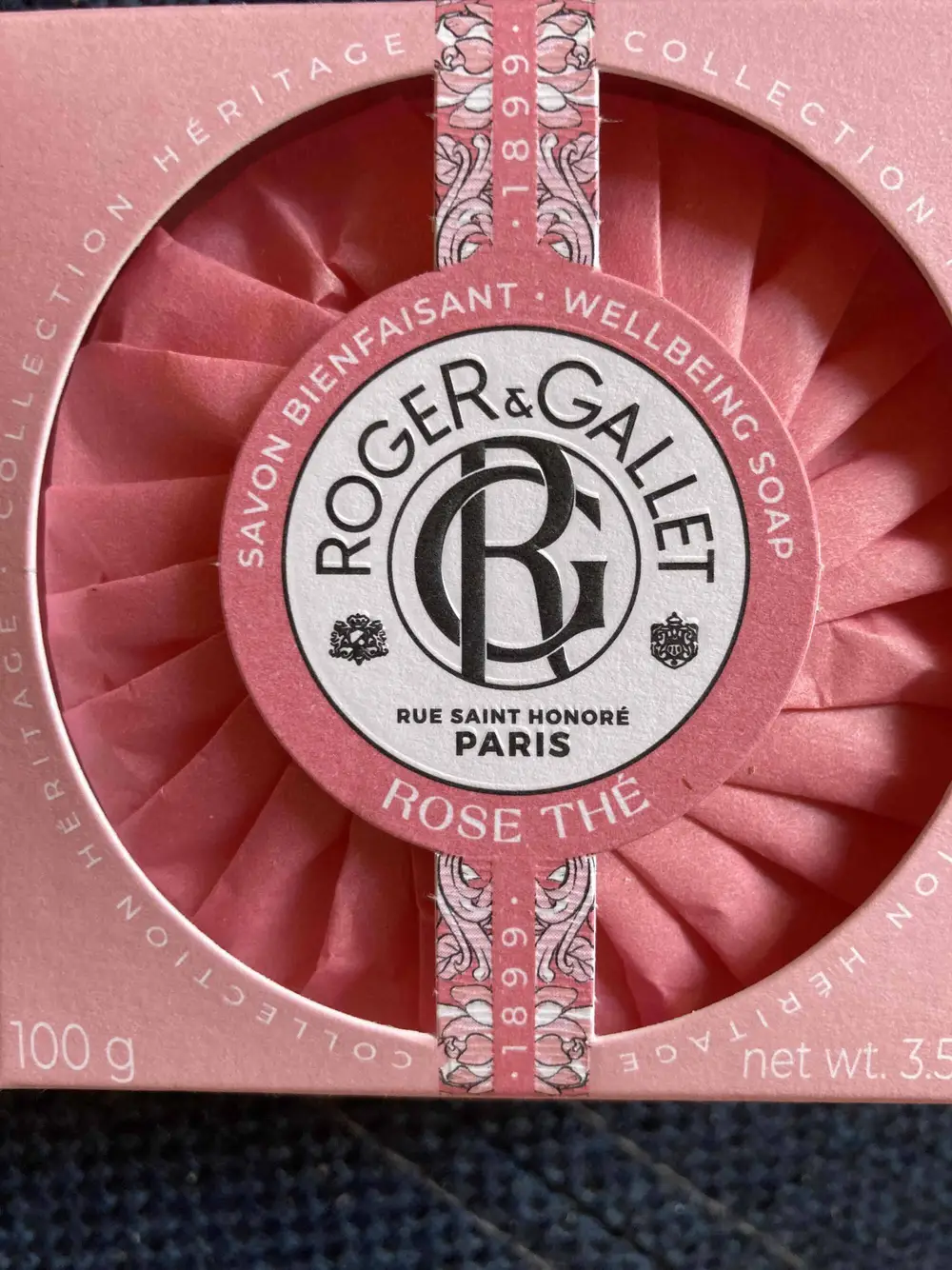 ROGER & GALLET - Rose thé - Savon bienfaisant