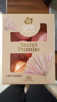 SPA EXCLUSIVES - Secret promise - 5 Bath bombs