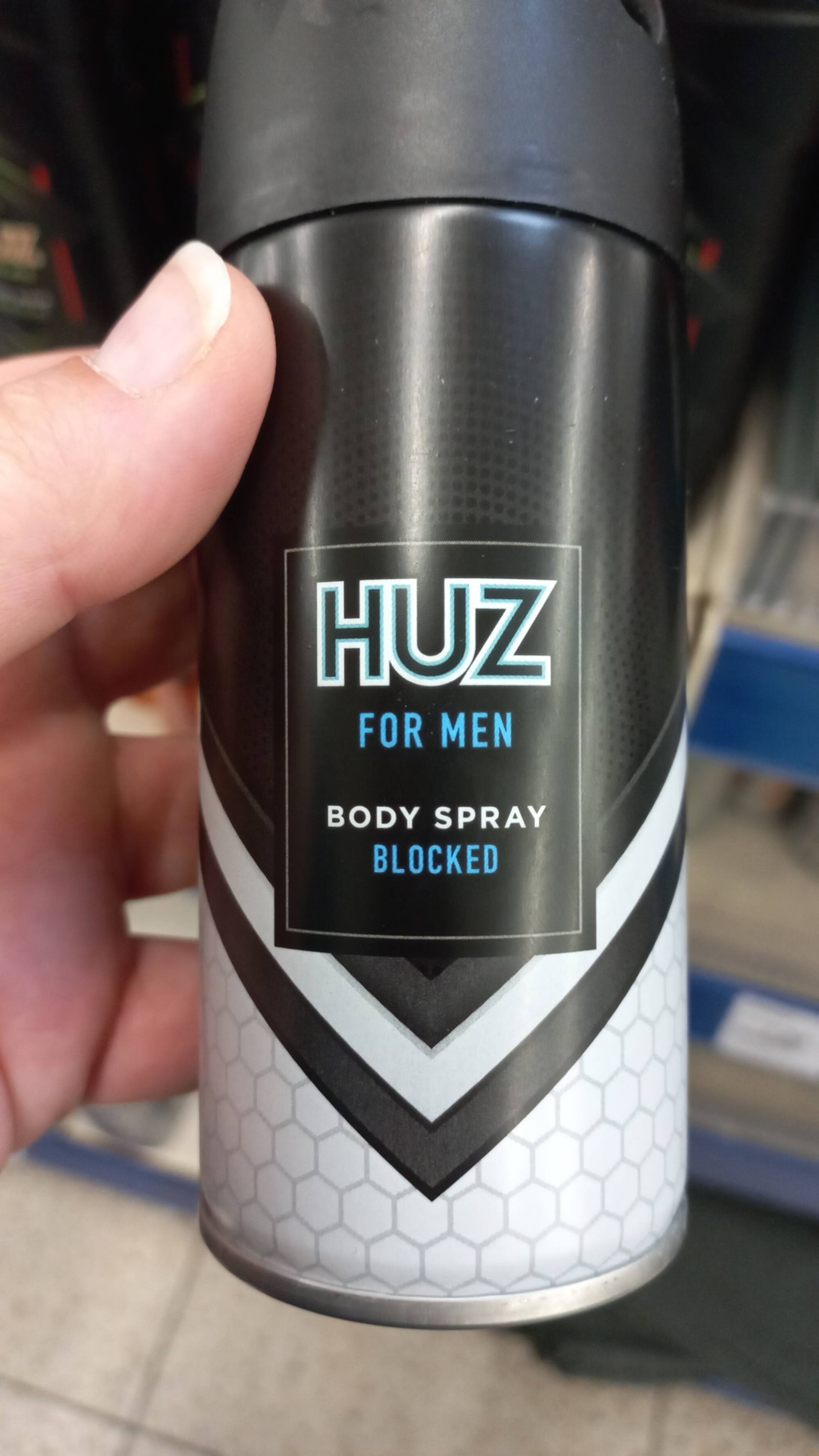 HUZ - Body spray blocked for men