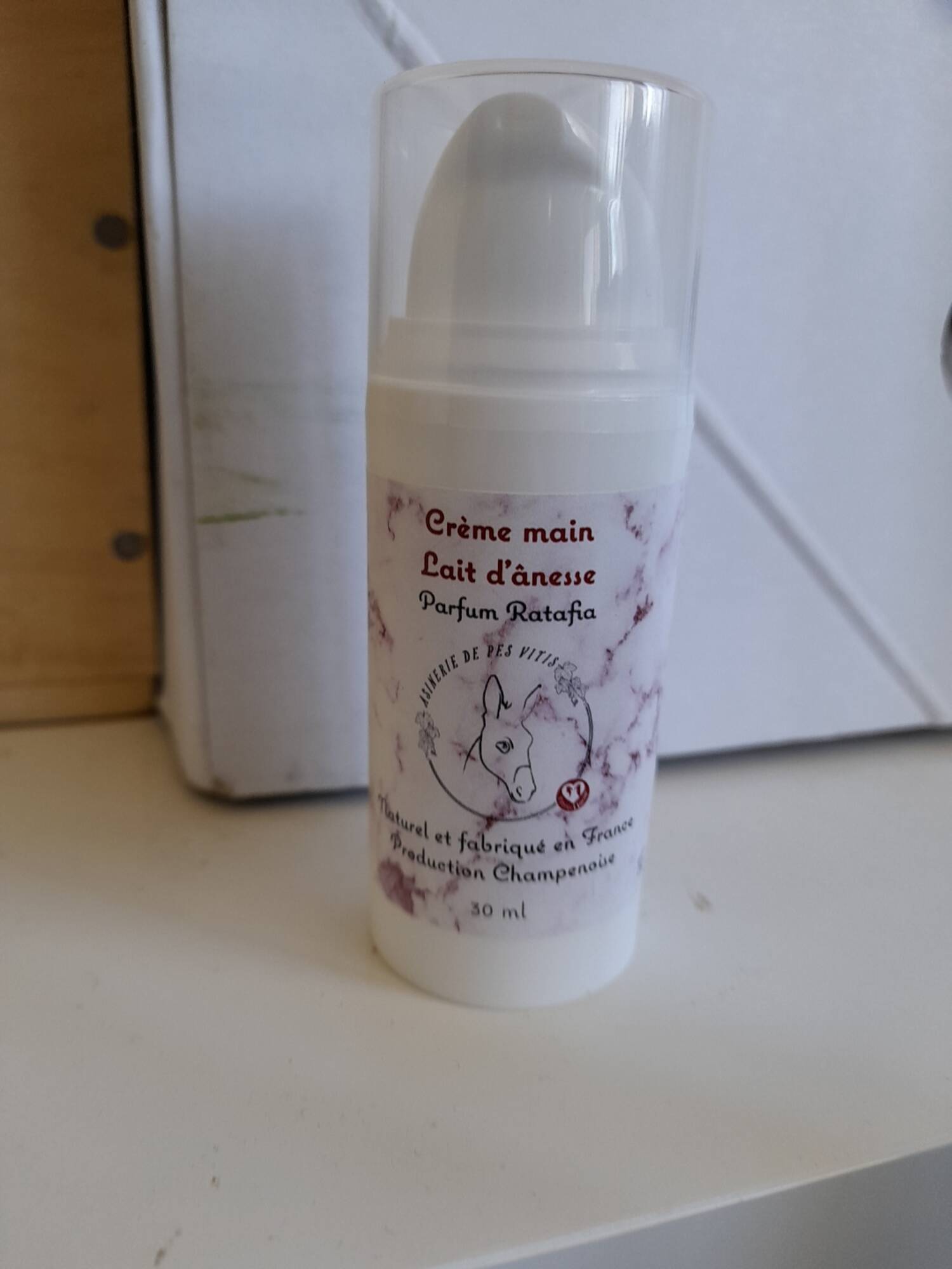 ASINERIE DE PES VITIS - Parfum ratafia - Crème mains au lait d'ânesse 