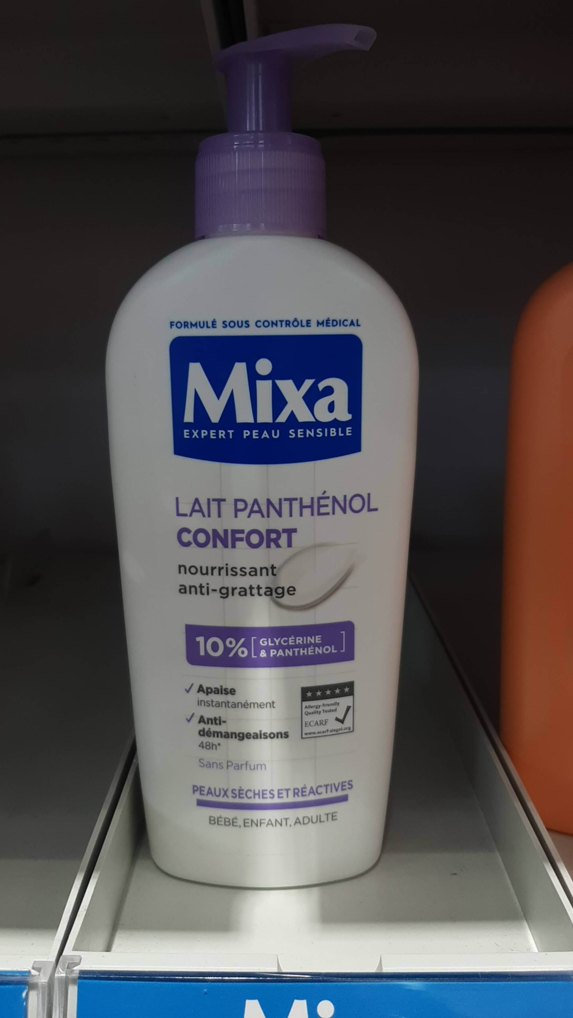 MIXA - Confort - Lait panthénol