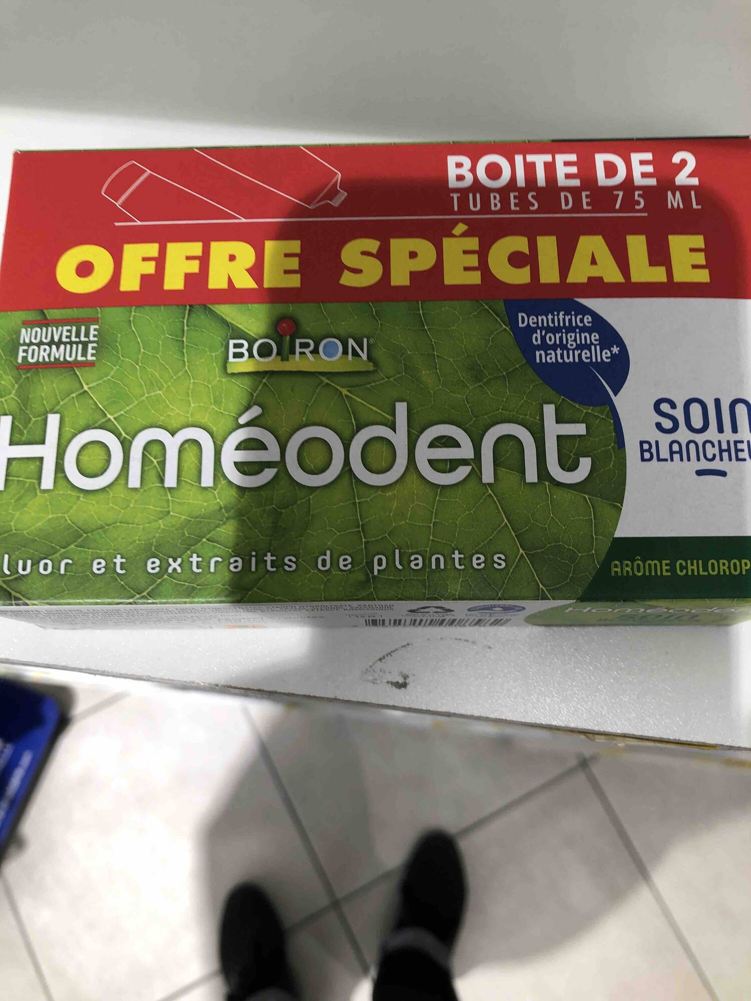 BOIRON - Homéodent - Dentifrice soin blancheur