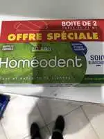 BOIRON - Homéodent - Dentifrice soin blancheur