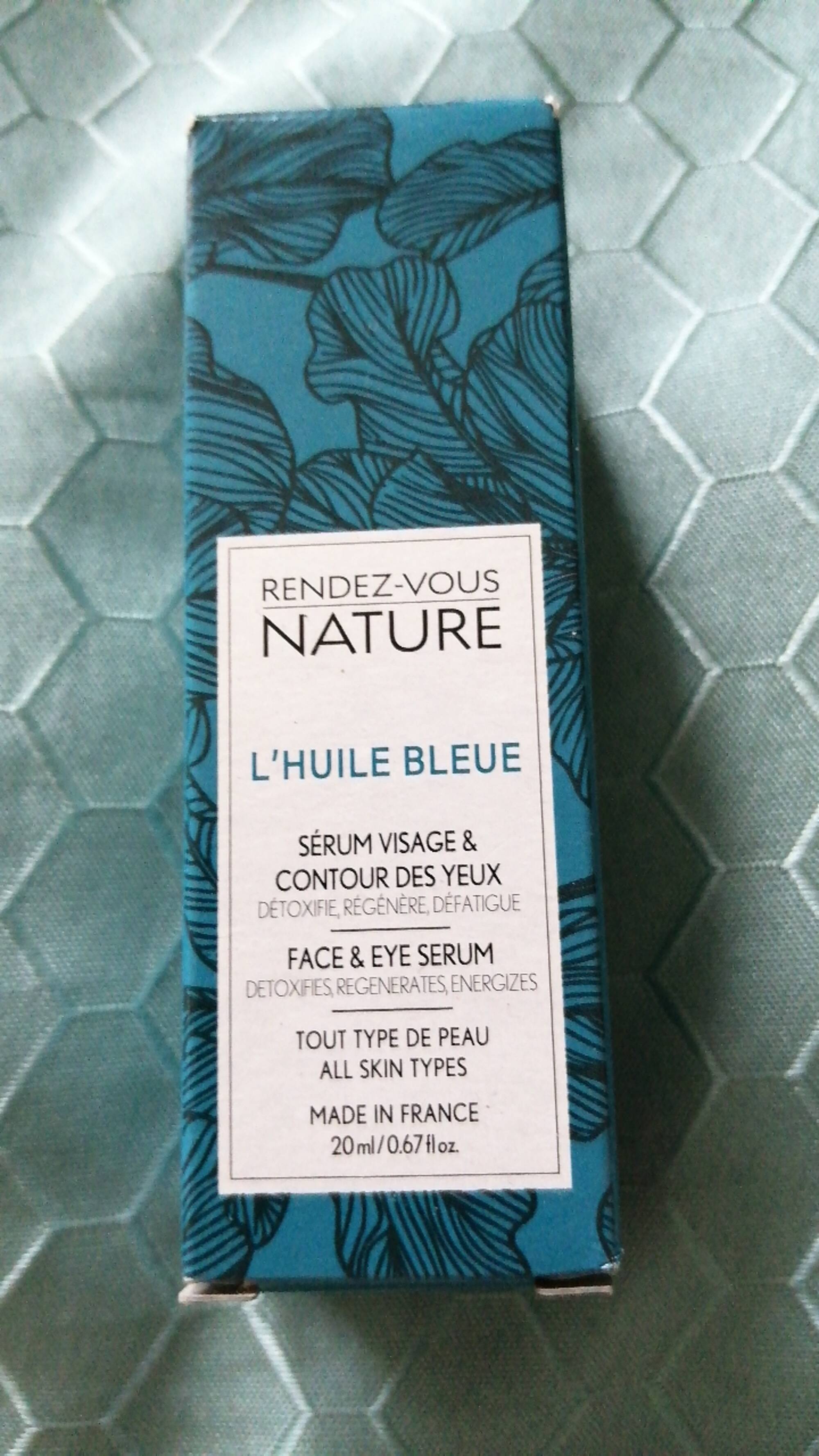 RENDEZ-VOUS NATURE - L'huile bleue - Sérum visage & contour des yeux