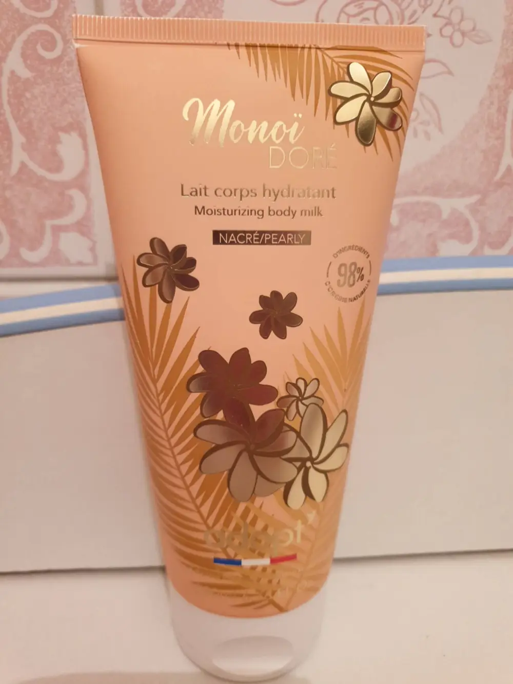 ADOPT' - Monoï doré - Lait corps hydratant nacré