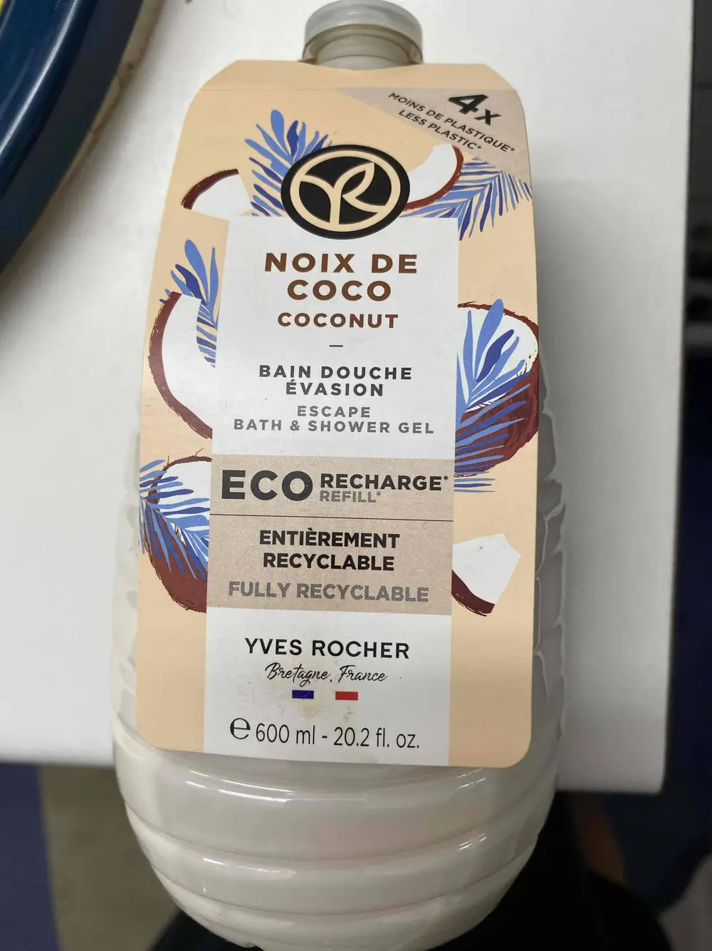 YVES ROCHER - Noix de coco - Bain douche évasion 