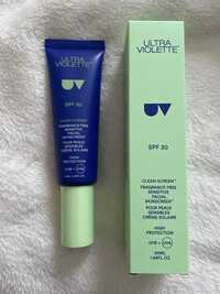 ULTRA VIOLETTE - Clean screen - Crème solaire SPF 30 peaux sensibles