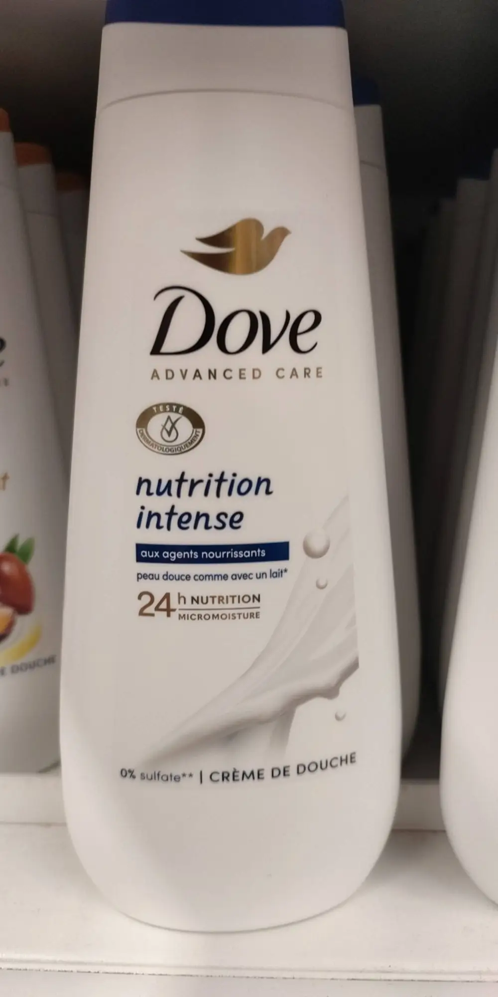 DOVE - Crème de douche nutrition intense